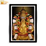 Spiritual Ganesha A4 Photo Frame with Wooden Frame