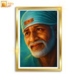 Divine Lord Sai Baba A4 Size Photo Frame for Home